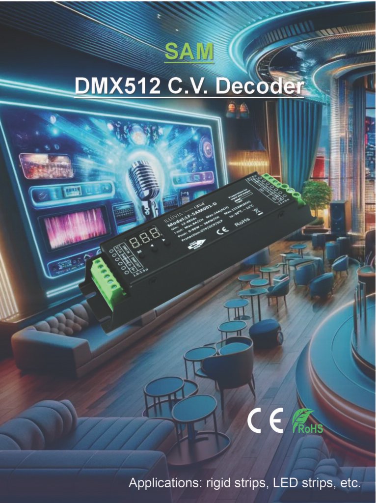 SAM001-D – DMX512 C.V. Decoder