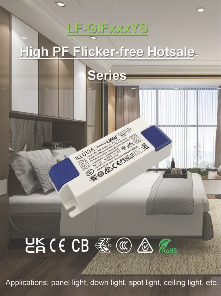 GIF-YS – C.C. High PF Flicker-free DIP Switch