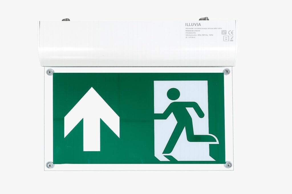 Emergency Exit Sign – ESLA (50–100m)